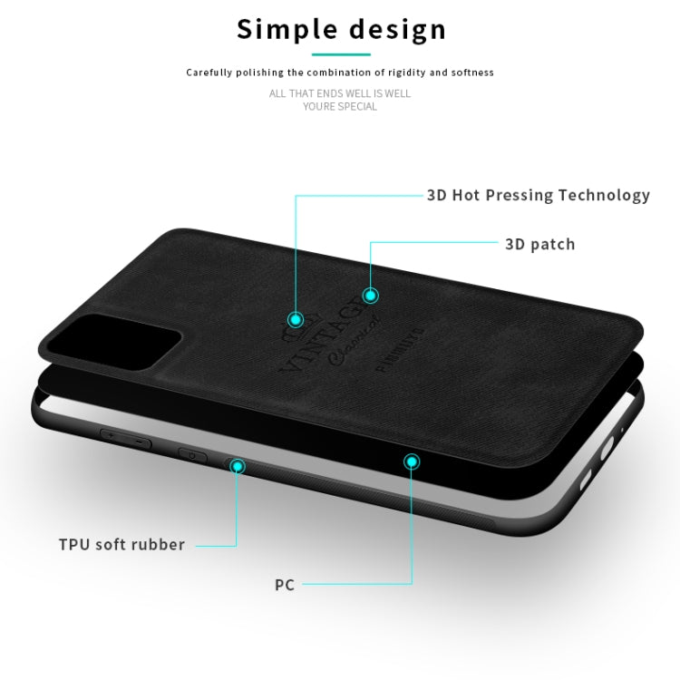 PINWUYO Zun Series PC + TPU + Skin Waterproof And Anti-fall All-inclusive Protective Shell, For Galaxy S20 Ultra, For Galaxy A51 / M40S, For Galaxy A91 / S10 Lite, For Huawei Nova 6, For Huawei Nova 6 SE, For Huawei Honor V30 / V30 Pro