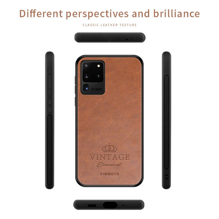 PINWUYO Pin Rui Series Classical Leather Texture PC + TPU Waterproof  Anti-fall All-inclusive Protective Case Shell, For Galaxy S20 Ultra, For Galaxy A51 / M40s, For Galaxy A91 / S10 Lite, For Huawei Nova 6, For Huawei Nova 6 SE