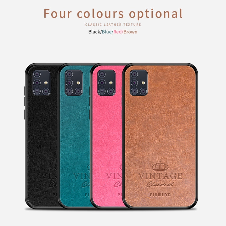 PINWUYO Pin Rui Series Classical Leather Texture PC + TPU Waterproof  Anti-fall All-inclusive Protective Case Shell