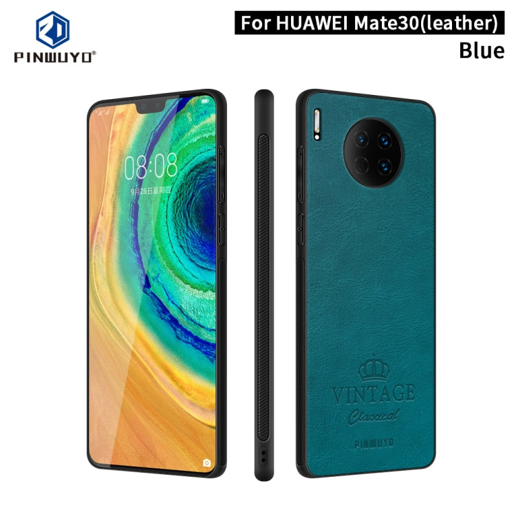 PINWUYO Pin Rui Series Classical Leather PC + TPU + PU Leather Waterproof Anti-fall All-inclusive Protective Case, For Huawei Mate 30 5G (Leather), For Huawei Mate 30 Pro 5G (Leather)