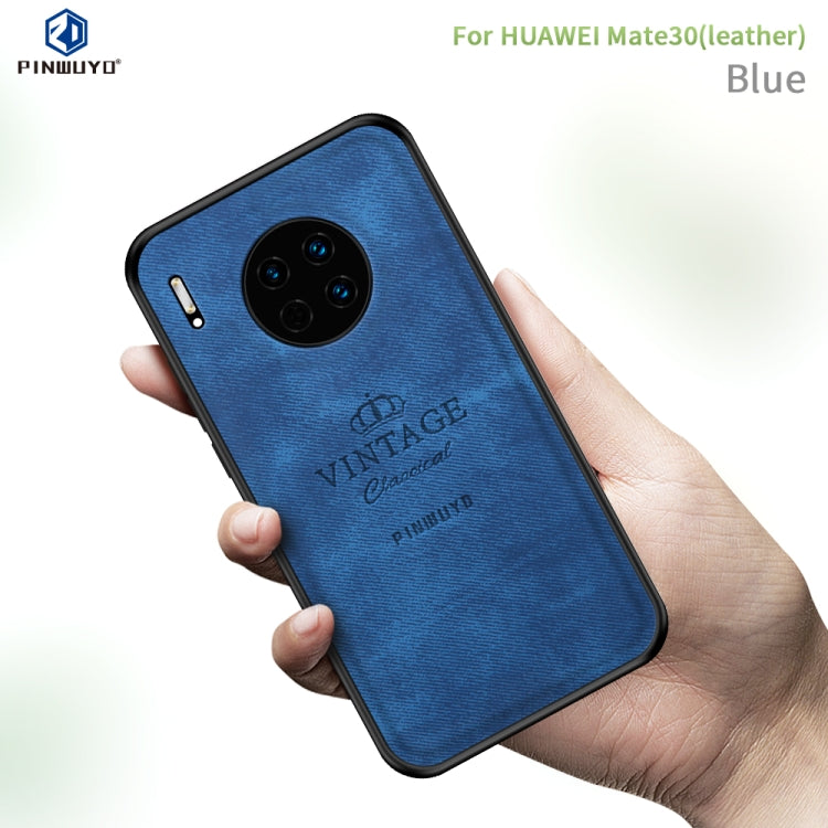 PINWUYO Zun Series PC + TPU + Skin Waterproof Anti-fall All-inclusive Protective Case, For Huawei Mate 30 5G (Leather), For Huawei Mate 30 Pro 5G (Leather)