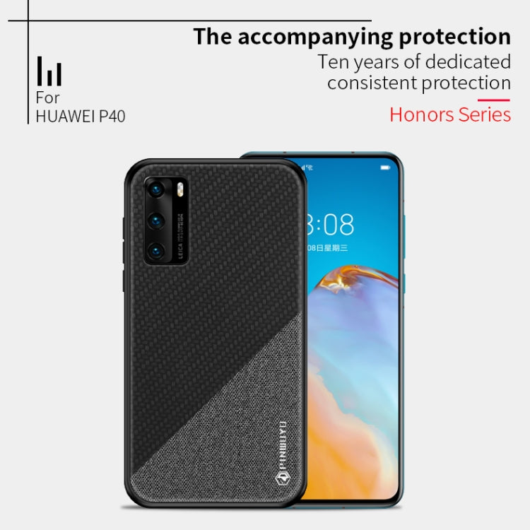 PINWUYO Rong Series  Shockproof PC + TPU+ Chemical Fiber Cloth Protective Cover