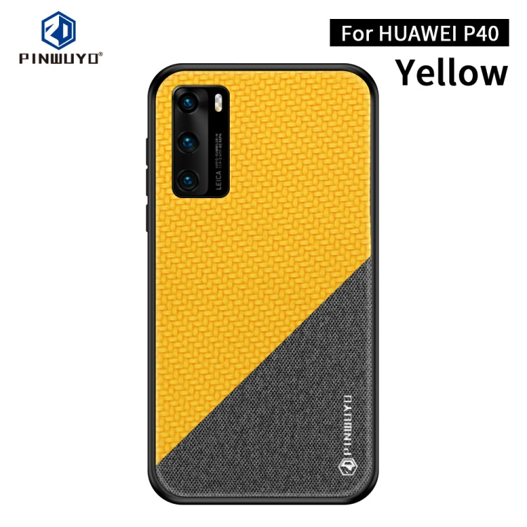 PINWUYO Rong Series  Shockproof PC + TPU+ Chemical Fiber Cloth Protective Cover