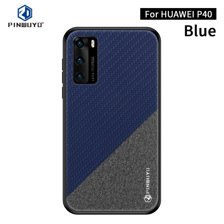 PINWUYO Rong Series  Shockproof PC + TPU+ Chemical Fiber Cloth Protective Cover