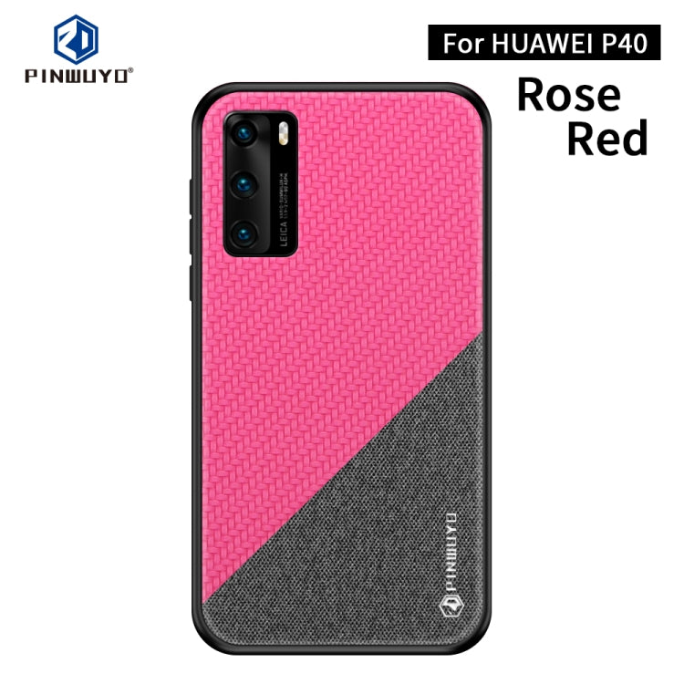 PINWUYO Rong Series  Shockproof PC + TPU+ Chemical Fiber Cloth Protective Cover