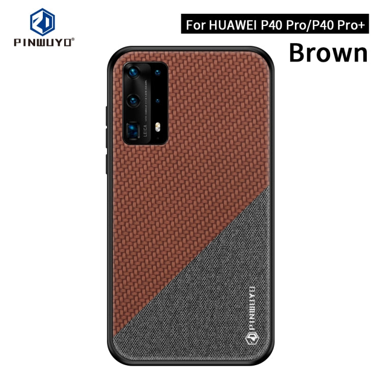 PINWUYO Rong Series  Shockproof PC + TPU+ Chemical Fiber Cloth Protective Cover