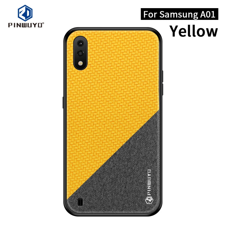 PINWUYO Rong Series  Shockproof PC + TPU+ Chemical Fiber Cloth Protective Cover