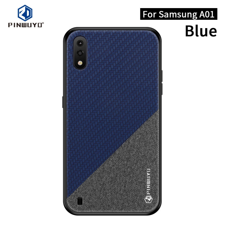 PINWUYO Rong Series  Shockproof PC + TPU+ Chemical Fiber Cloth Protective Cover