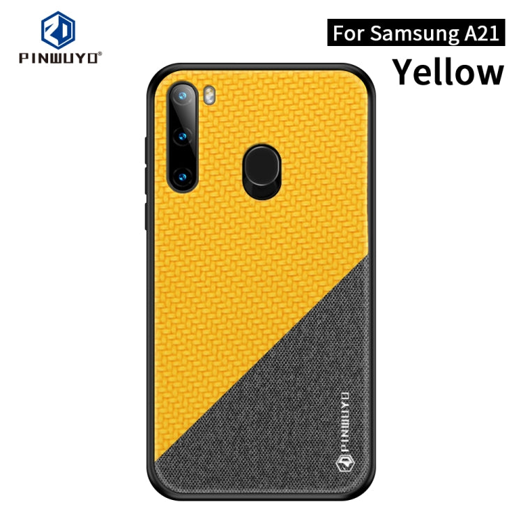 PINWUYO Rong Series  Shockproof PC + TPU+ Chemical Fiber Cloth Protective Cover