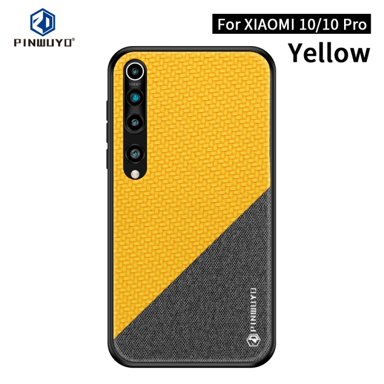 PINWUYO Rong Series  Shockproof PC + TPU+ Chemical Fiber Cloth Protective Cover