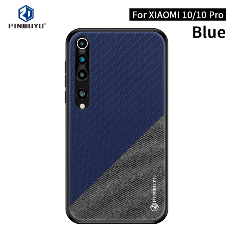 PINWUYO Rong Series  Shockproof PC + TPU+ Chemical Fiber Cloth Protective Cover