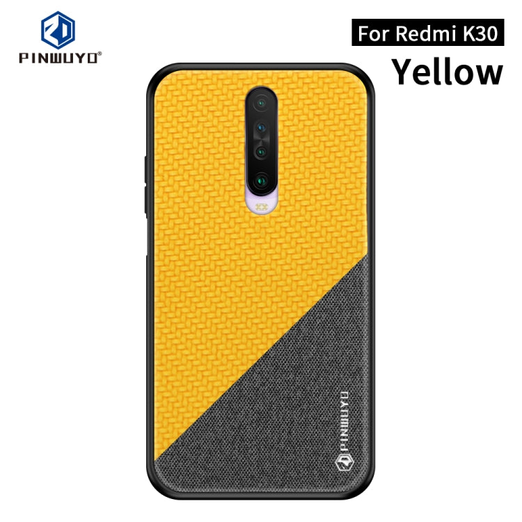 PINWUYO Rong Series  Shockproof PC + TPU+ Chemical Fiber Cloth Protective Cover, For Huawei P40, For Huawei P40 pro / P40pro+, For Galaxy A01, For Galaxy?A21, For Xiaomi 10 / 10pro, For Xiaomi  RedMi K30