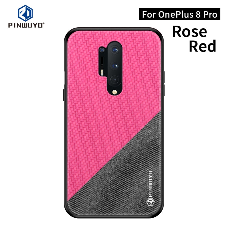 PINWUYO Rong Series  Shockproof PC + TPU+ Chemical Fiber Cloth Protective Cover