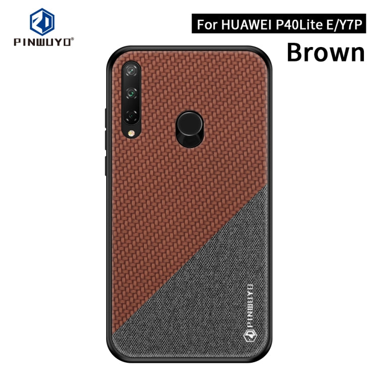 PINWUYO Rong Series  Shockproof PC + TPU+ Chemical Fiber Cloth Protective Cover, For Oneplus 8, For Oneplus 8 Pro, For Huawei Y7P/P40Lite E/Honor9C