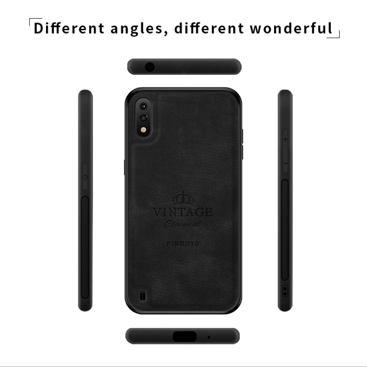 PINWUYO Zun Series PC + TPU + Skin Waterproof And Anti-fall All-inclusive Protective Shell, For Galaxy A01, For Galaxy A21, For Galaxy A41, For Galaxy A81, For Oneplus 8, For Oneplus 8 Pro