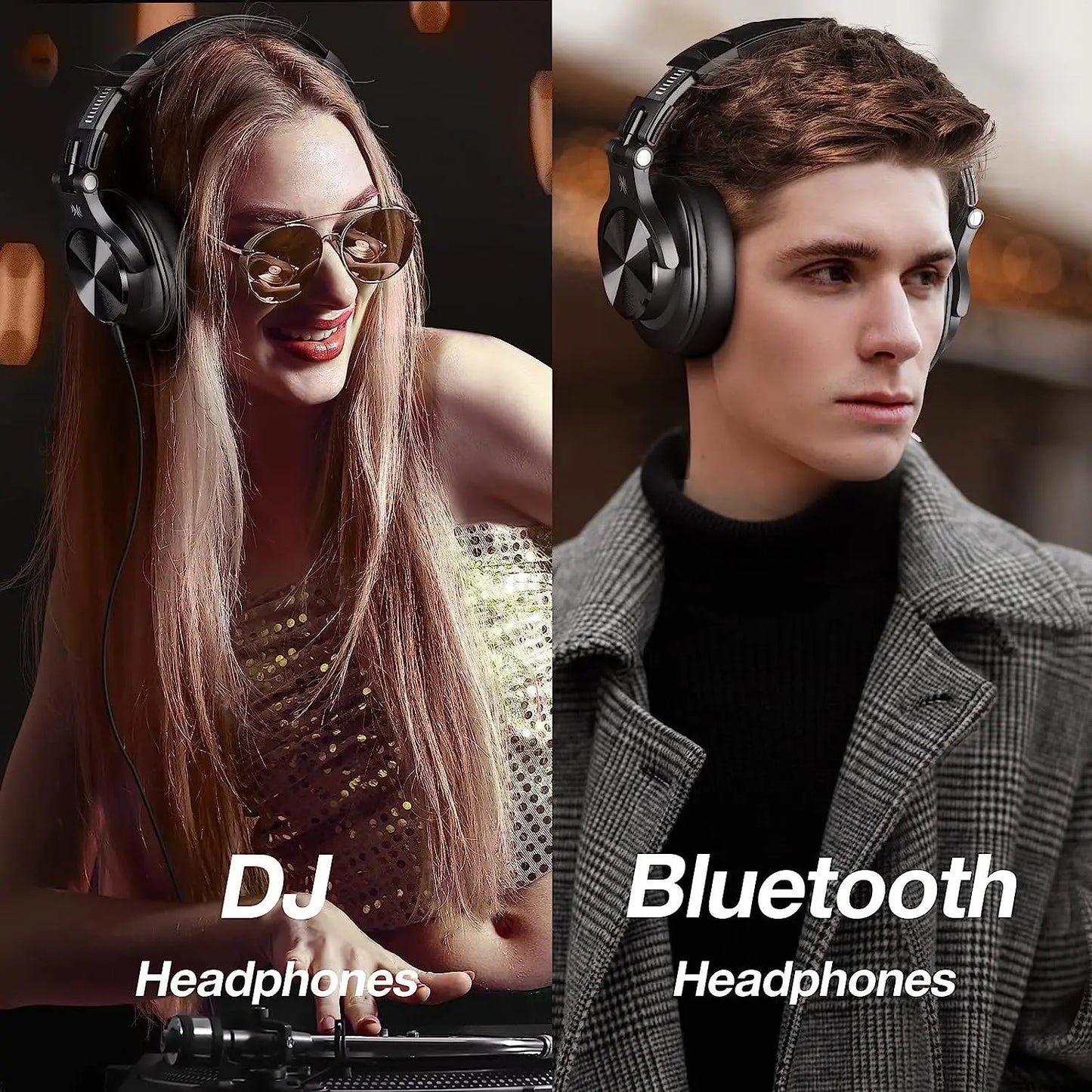 OneOdio A70 Wireless Headphones With Mic Bluetooth 5.2 Headset Over Ear Professional Recording Studio Monitor DJ Headphones