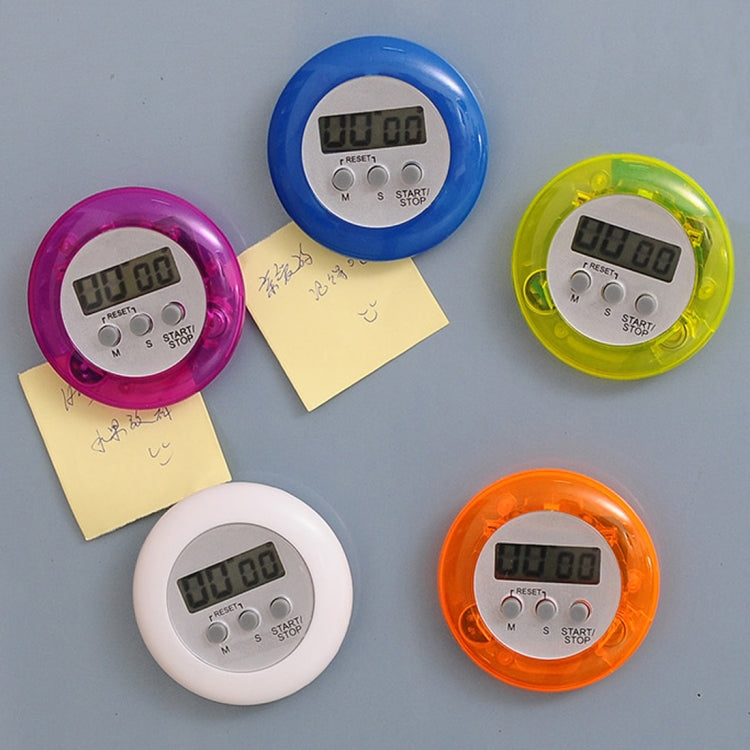 Round Magnetic Digital Countdown Timer Alarm Stand Kitchen Timer Cooking Alarm Clock