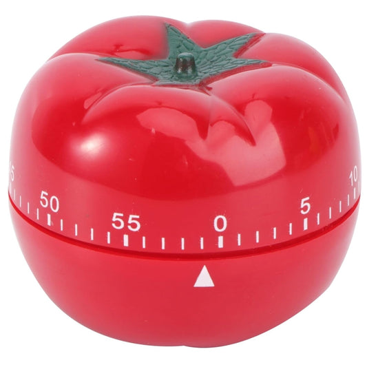 Creative Cute Tomato Shape Kitchen Mechanical Timer Alarm Reminder