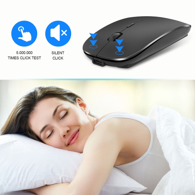 iMICE  E-1300 4 Keys 1600DPI Luminous Wireless Silent Desktop Notebook Mini Mouse