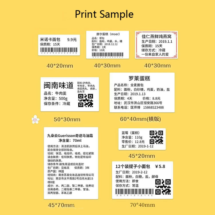 NIIMBOT B21 Food Price Marking Machine Production Date Marking Machine Baking Cake Bakery Price Labeling Machine