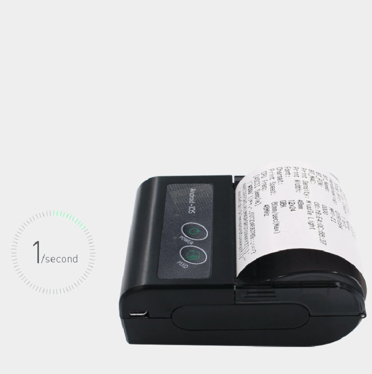 58HB6 Portable Bluetooth Thermal Printer Label Takeaway Receipt Machine, Supports Multi-Language & Symbol/Picture Printing