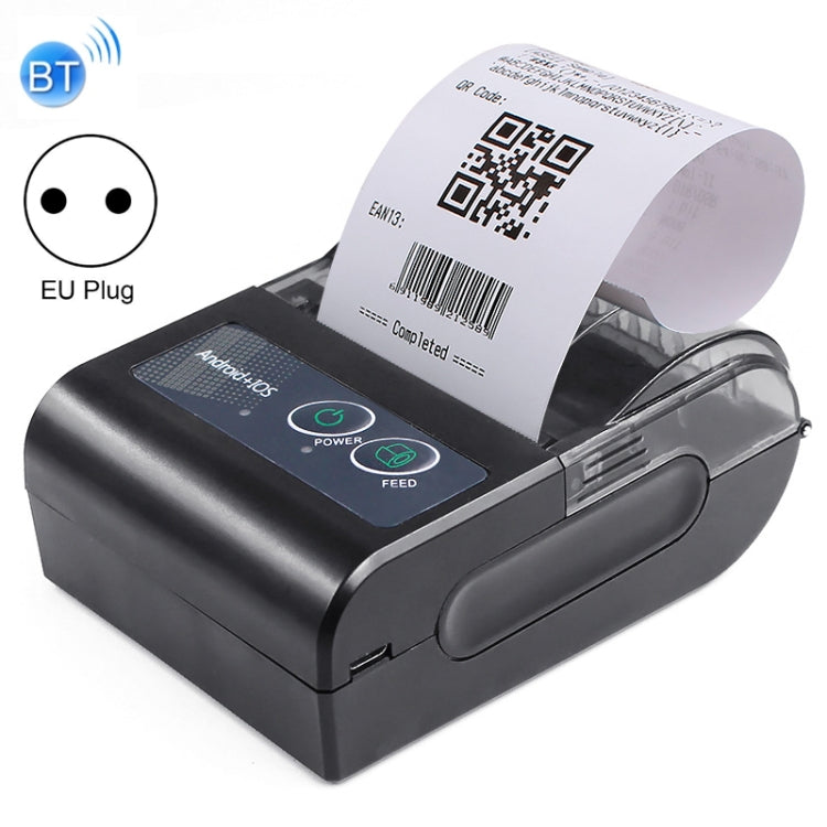 58HB6 Portable Bluetooth Thermal Printer Label Takeaway Receipt Machine, Supports Multi-Language & Symbol/Picture Printing