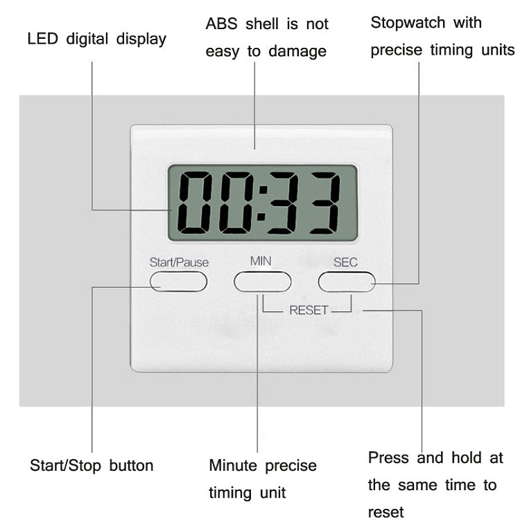 Kitchen Baking Timer Student Learning Reminder Timer