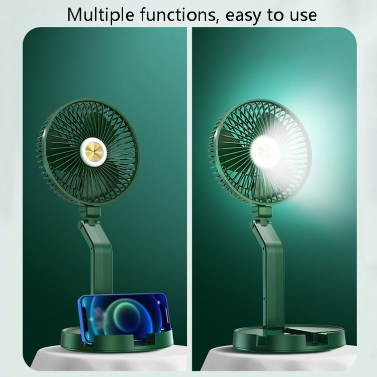 FF-996 Desktop Folding Table Lamp Fan Student Dormitory Desktop USB Mute Fan