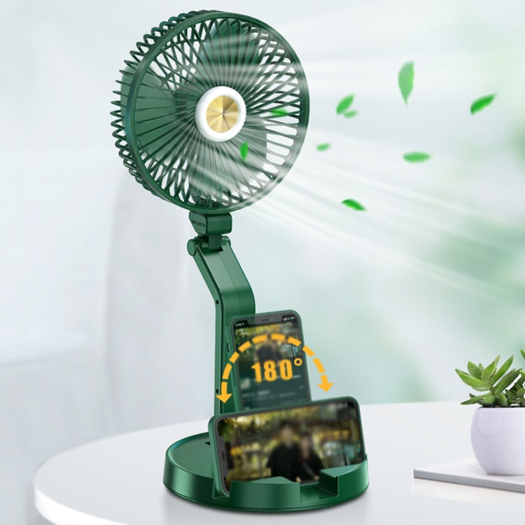 FF-996 Desktop Folding Table Lamp Fan Student Dormitory Desktop USB Mute Fan