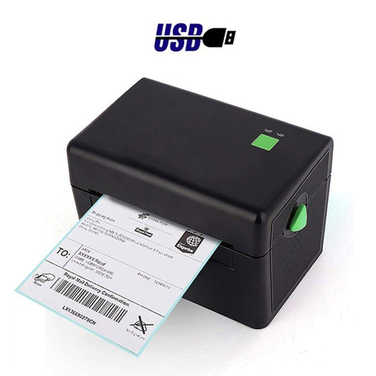 XP-108B 4 Inch 108mm Label Printer Thermal Barcode Printer Shipping Label Printers UPS DHL USPS DPD POCHTA USB Bar Code Maker,EU Plug