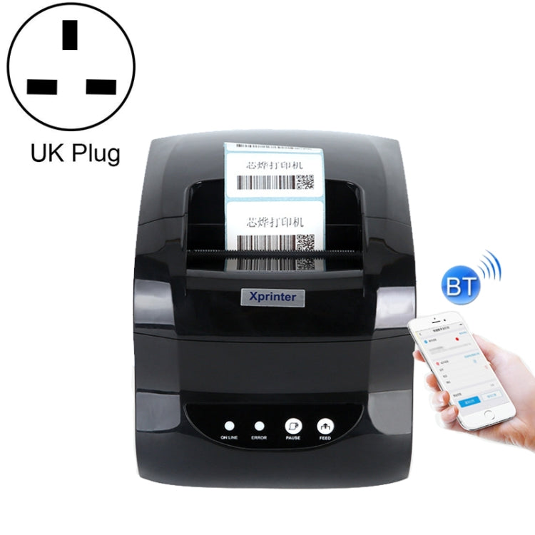 Xprinter XP-365B 80mm Thermal Label Printer Clothing Tag Supermarket Barcode Printer