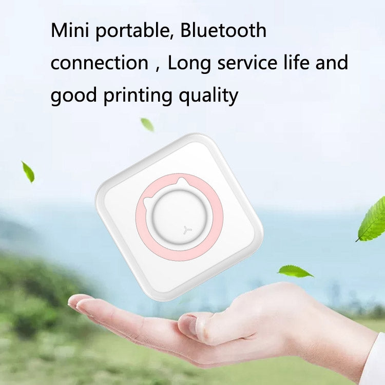 Convenient Pocket Mini Printer Student Wrong Question Thermal Bluetooth Mobile Phone Photo Data Note Printer