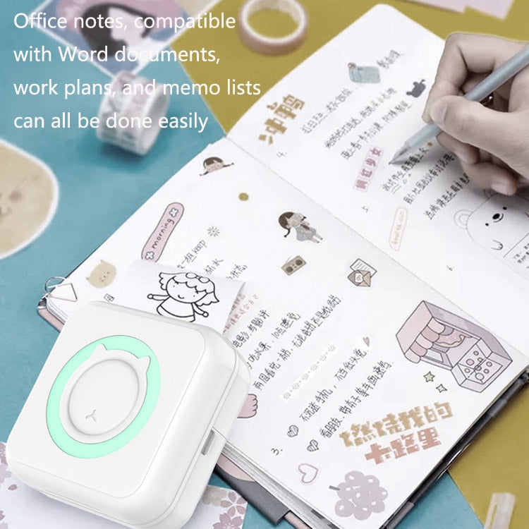 Convenient Pocket Mini Printer Student Wrong Question Thermal Bluetooth Mobile Phone Photo Data Note Printer