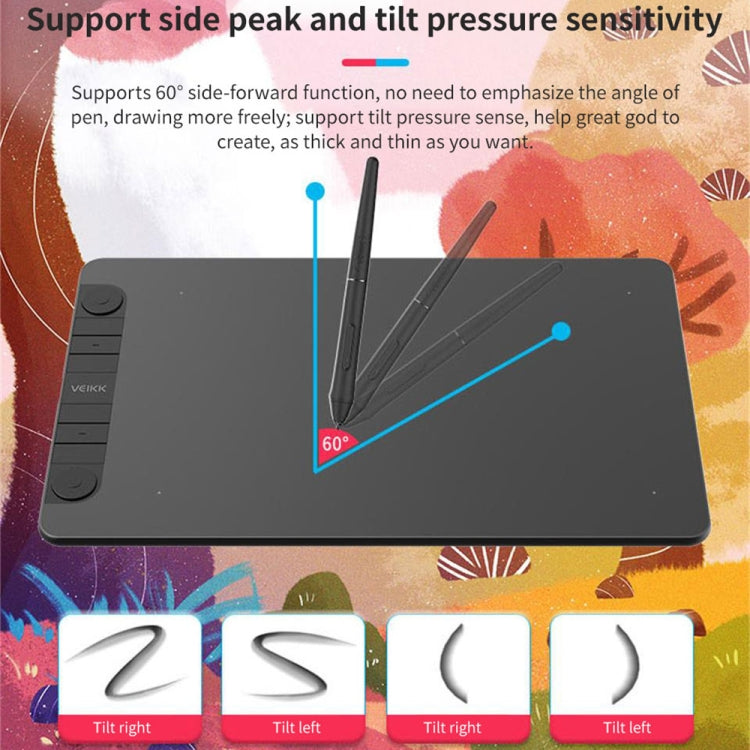 VEIKK VK1060PRO Digital Tablet Hand-Painted Board Electronic Drawing Board Can Connected To Mobile Phone