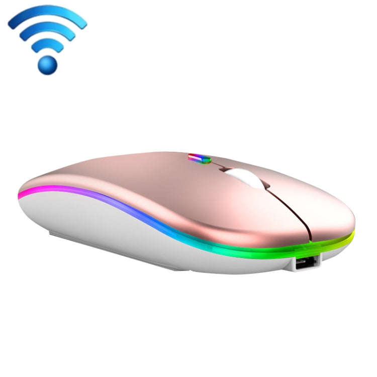 C7002 2400DPI 4 Keys Colorful Luminous Wireless Mouse