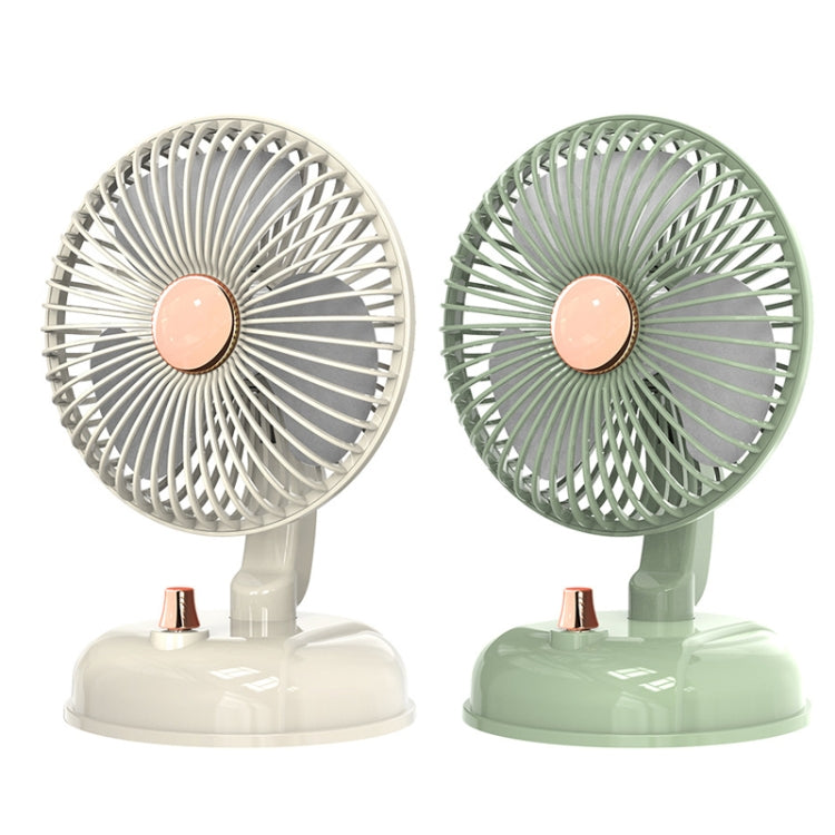 F10 Portable Quiet Desktop Retro Moving Head USB Fan