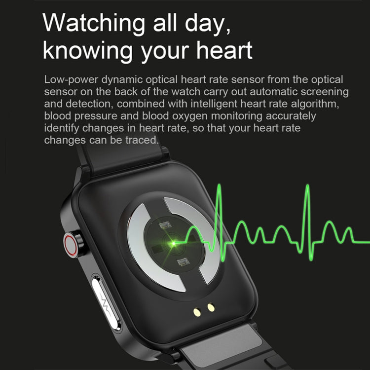 LOANIY E86 1.7 Inch Heart Rate Monitoring Smart Bluetooth Watch