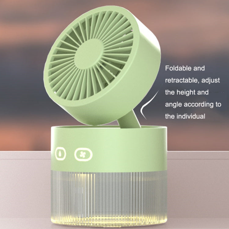 OM008 Desktop Foldable Spray Humidification Mini USB Water Cooling Fan