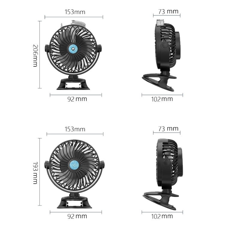 USB Charging Desktop Clip Style Cooling Fan, Spec: