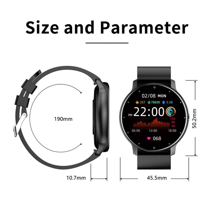 BW0223 Heart Rate/Blood Oxygen/Blood Pressure Monitoring Bluetooth Smart Calling Watch