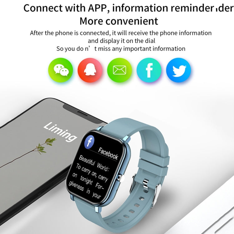 H10 1.69 inch Screen Bluetooth Call Smart Watch, Support Heart Rate/Blood Pressure/Sleep Monitoring