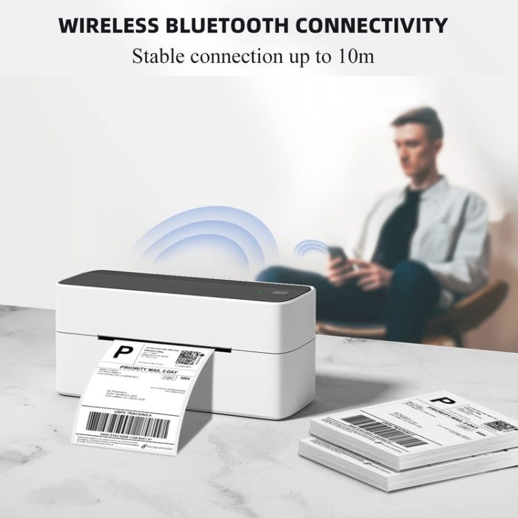 Phomemo PM241-BT Bluetooth Address Label Printer Thermal Shipping Package Label Maker