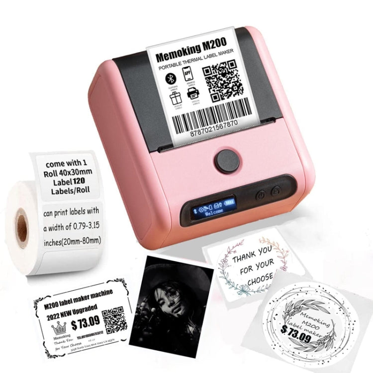 Phomemo M200 QR Code Tag Handheld Portable Bluetooth Thermal Label Printer