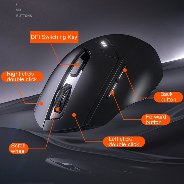 Inphic DR01 Bluetooth 3 Mode Wireless Mouse Charging Quiet Office Game Laptop Computer Home Use