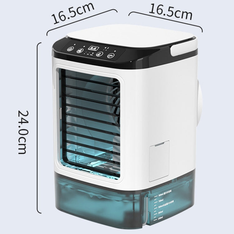 Desktop Mini Cold Air Fan Home Humidifier Dual Spray Air Conditioning Fan