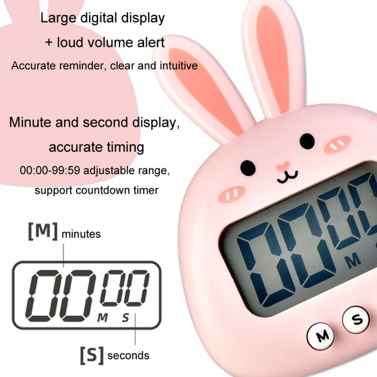 Cartoon Electronic Timer Magnetic Student Study Time Manager