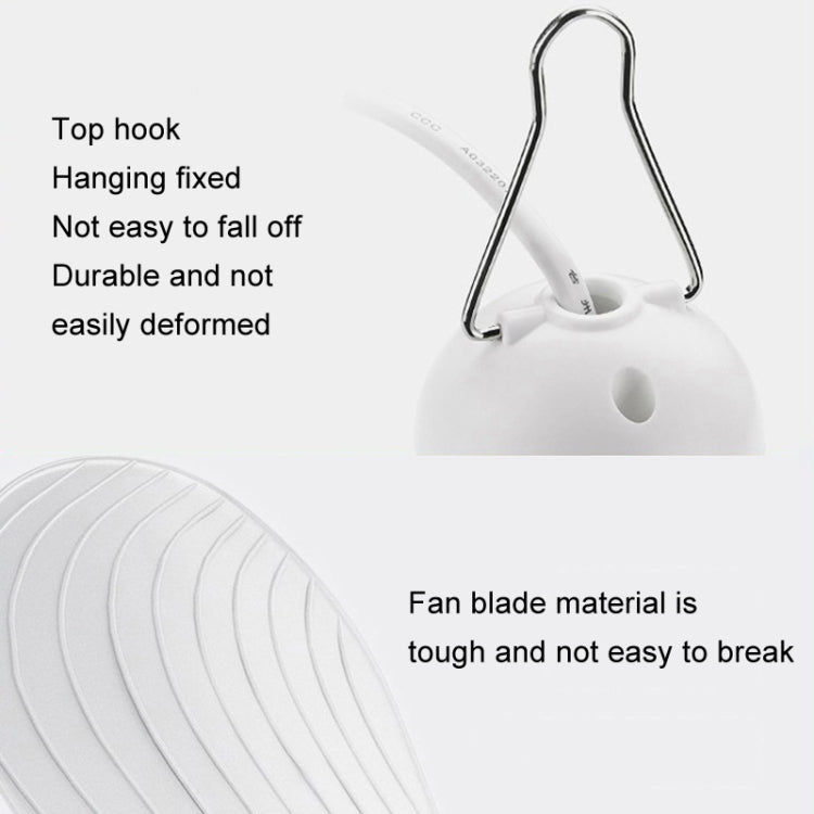 USB Home Dormitory Mute High Wind Power Mini Fan Six Blade Small Ceiling Fan