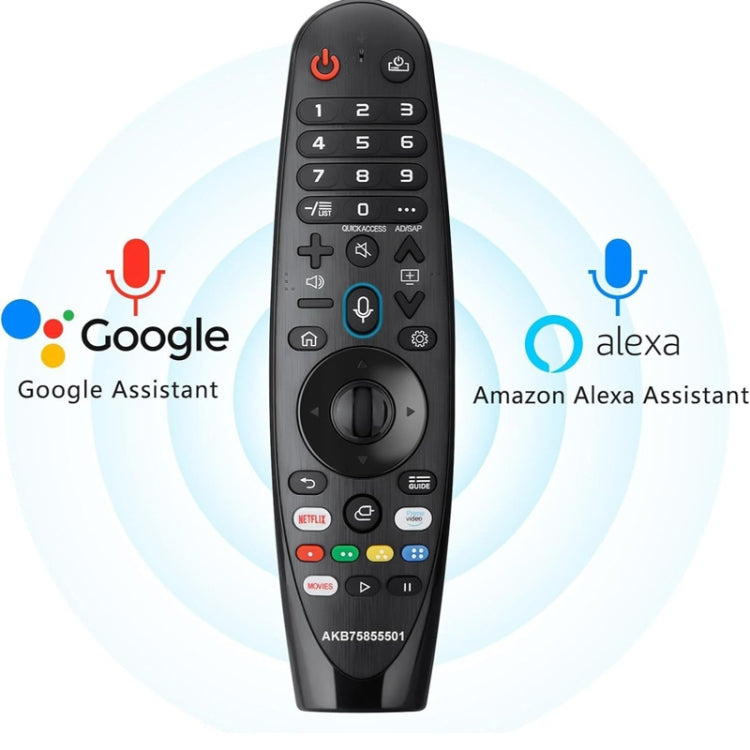 For LG TV Bluetooth Handheld Infrared Voice Multi-Function Remote Control, AKB75855501 Voice