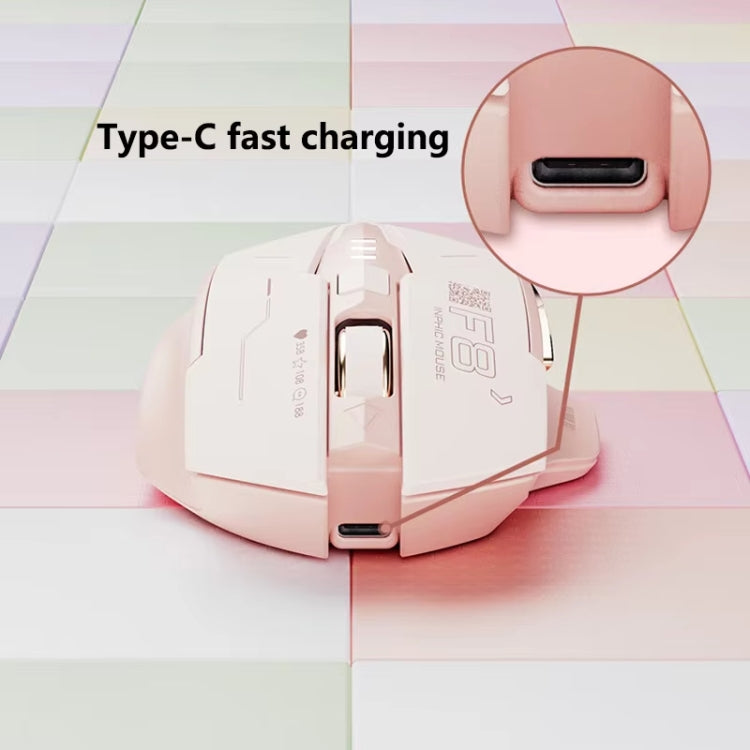 Inphic F8 2.4G Wireless Mute Charging Computer Gaming Mouse