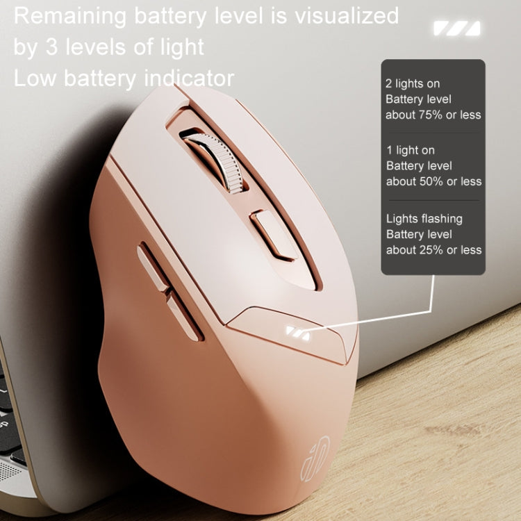 Inphic DR8 2.4G Wireless + Bluetooth 5.0/4.0 Tri-mode Charging Mute Office Gaming Computer Mouse